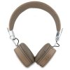 Guess słuchawki nauszne Bluetooth ENC    GUBH70PGTSPSW brązowy/brown Grained Classic Round Shape